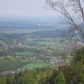 Kurzurlaub Brannenburg 2015 - 29.04.15 Riesenkopf<br>
Brannenburg vom Aufstieg