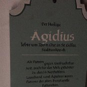 Kurzurlaub Brannenburg 2015 - 30.04.15 Petersberg <br>
Info zum Hl. Ägidius (Foto Doris)