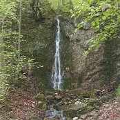 Kurzurlaub Brannenburg 2015 - 30.04.15 Petersberg <br>
kleiner Wasserfall beim Abstieg (Foto Doris)