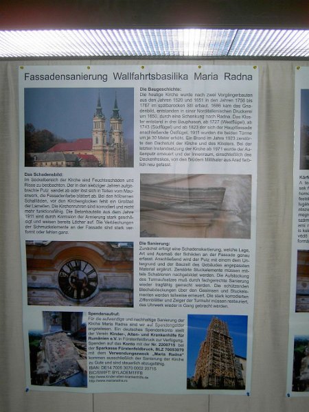 Radna_Fundraising.jpg - Banat-Besuch 2009 - 27.05.2009 - Arad   Beschreibung Sanierung Maria Radna