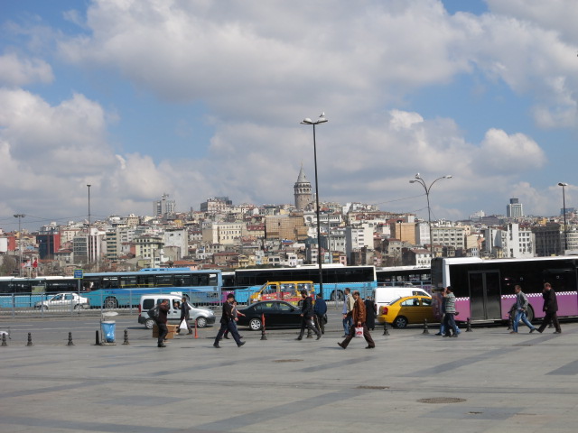 IMG_0045.JPG - Stadtführung Istanbul 2014 - 20.03.14  Galata-Turm (Goldener Horn) - vom Grand Basaar