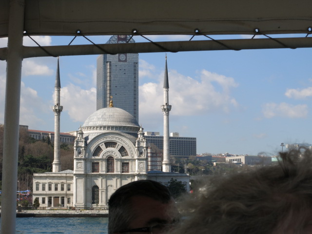 IMG_0052.JPG - Stadtführung Istanbul 2014 - 20.03.14  Moschee vom Boot 