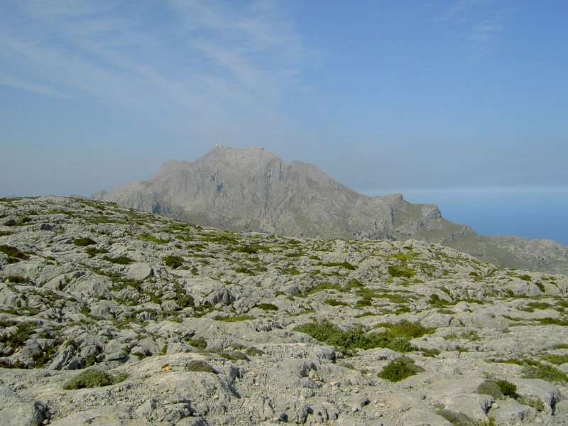 110405_Panorama_4.jpg - Mallorca-Wanderungen - 05.04.2011 Galileu  beim GR 221 - Panorama 4 (Puig Major)  