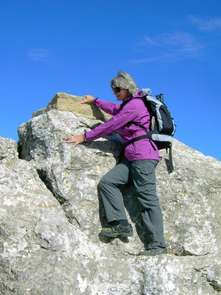 111025_am_Gipfel.jpg - Mallorca-Wanderungen - 25.10.2011 Massanella  am Gipfel 