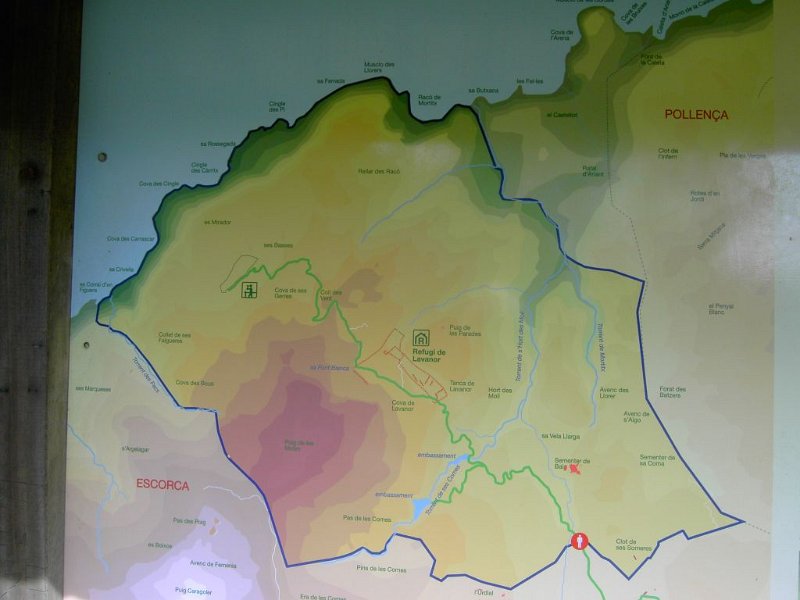 130323_Mortitx_Plan_Zoom_H.jpg - Mallorca-Wanderungen - 23.03.2013   Mortitx - Wanderkarte - Zoom (H)