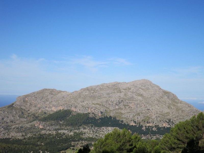 141011_Puig-Roig.jpg - Mallorca-Wanderungen - 11.10.2014 Tomir  vom Aufstieg, Puig Roig