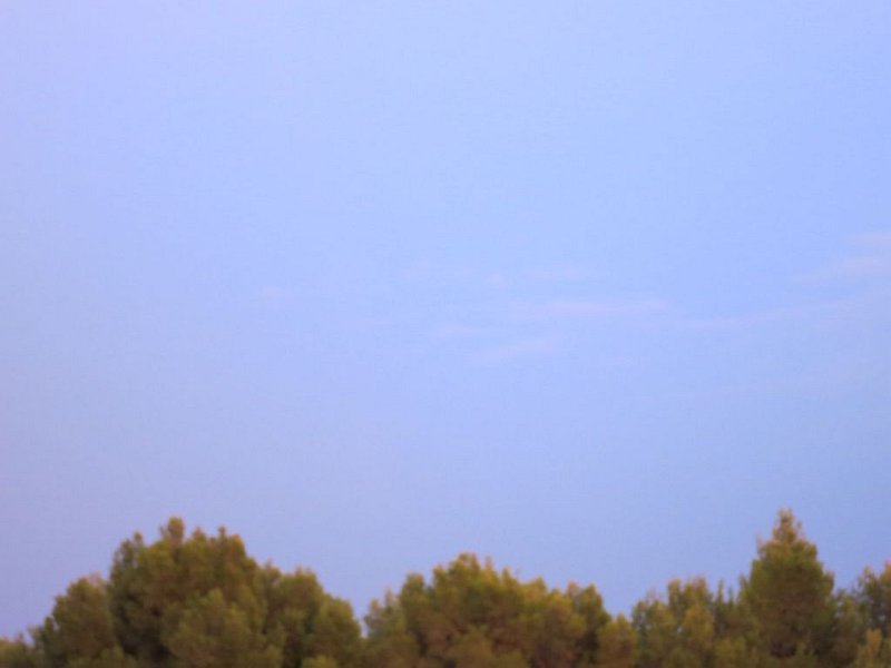 141014_Abend-Himmel.jpg - Mallorca-Wanderungen - 14.10.2014 Suche Aufstieg Fartaritx   Hotelbalkon, Abendhimmel