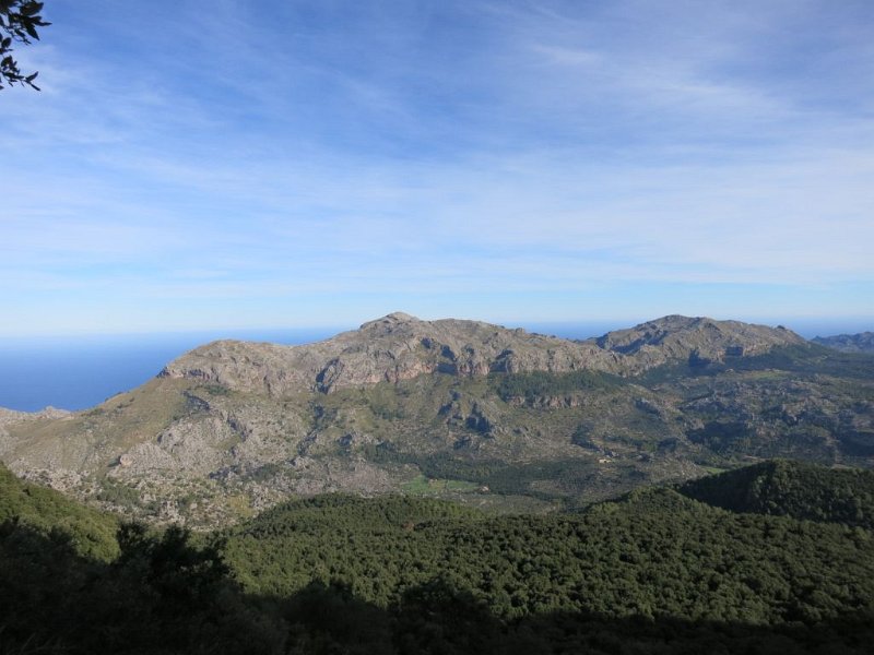 141016_Puig_Roig.jpg - Mallorca-Wanderungen - 16.10.2014 Massanella, neuer Aufstieg   vom Aufstieg Galileu, Puig Roig
