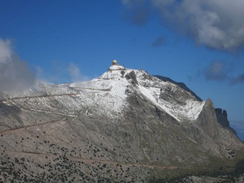 150326_Radar.jpg - Mallorca-Wanderungen - 26.03.2015 Teil-Dreigipfeltour  vom Rückweg - weils so schön war, nochmals
