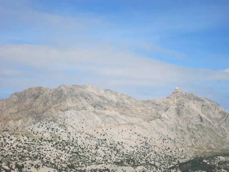 151016_Puig_Major.jpg - Mallorca-Wanderungen - 16.10.2015 Sa Rateta, Na Franquesa  vom Gipfel Sa Rateta - Puig Major 
