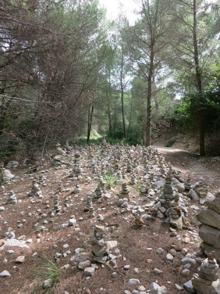 151020_Steinmaennchen.jpg - Mallorca-Wanderungen - 20.10.2015 Talaia d' Alcudia  auf dem Rückweg - Steinmännchen-Sammlung 