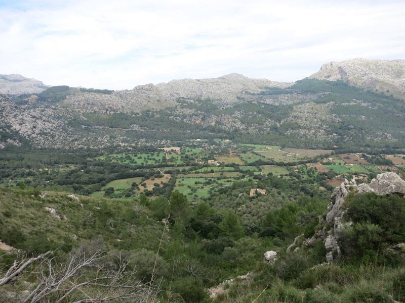 151024_val_March.jpg - Mallorca-Wanderungen - 24.10.2015 Cuculla de Fartaritx  vom (neuen) Aufstieg - March-Tal (val de March)