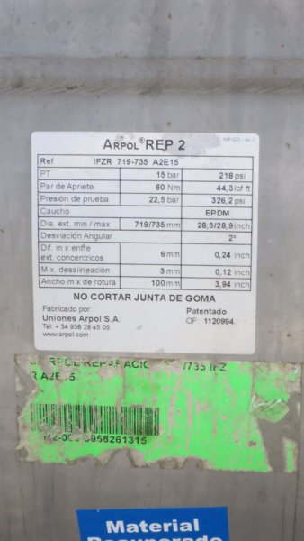 161021_Aufkleber.jpg - Mallorca-Wanderungen - 21.10.2016 Comasema d' Alt   am Hinweg  -  Aufkleber auf Manschette (für Anton)