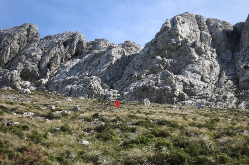 180319_Direkt-Aufstieg.jpg - Mallorca-Wanderungen - 19.03.2018  Massanella  vom GR221  -  Direkt-Aufstieg (hier ist ein Einheimischer aufgestiegen)