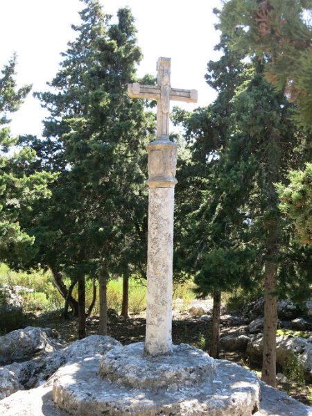 190316_Creu_Menut.jpg - Mallorca-Wanderungen - 16.03.2019 Binifaldo, Menut - bei Menut  Kreuz von Menut (Creu de Menut)