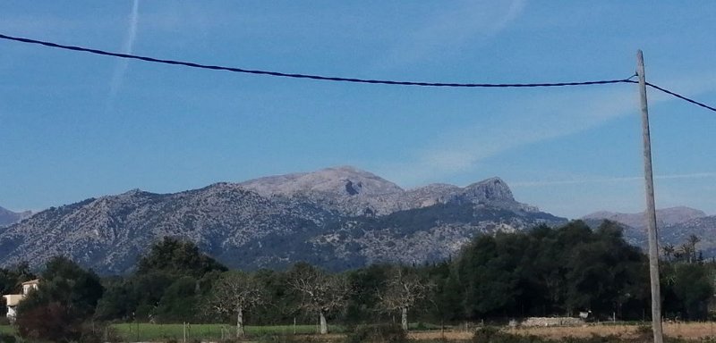 200312_Anfahrt.jpg - Mallorca-Wanderungen - 12.03.2020 - vom March-Tal zum Binifaldo-Tal -  von der Hinfahrt   Tomir und Cuculla de Fartaritx 