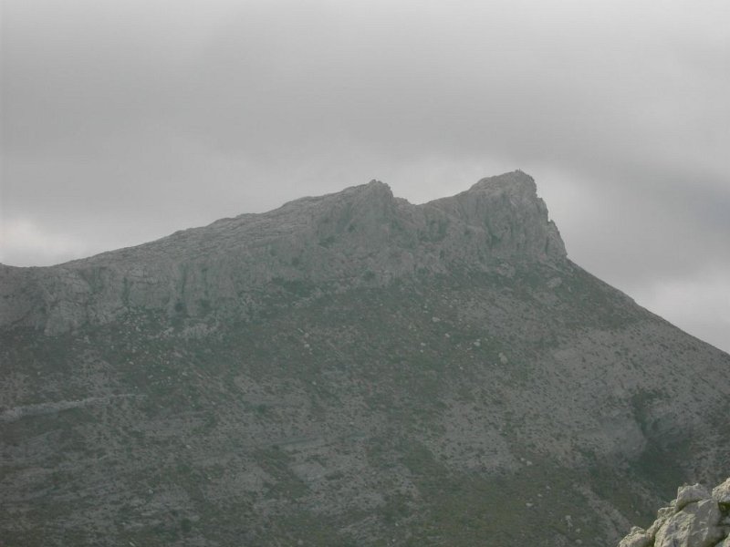 Massanella.jpg - Mallorca-Wanderungen - 20.10.2009 Galileu   vom Gipfel - Massanella