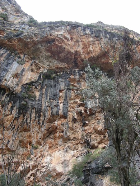 101018_Fels_Biniaraix_A.jpg - Mallorca-Wanderungen - 18.10.2010 Biniaraix  Pilgerweg - Felsformationen (A)