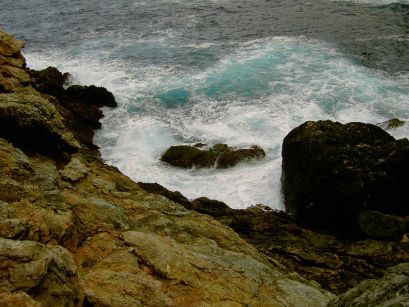 101019_Bucht_Mortitx.jpg - Mallorca-Wanderungen - 19.10.2010 Mortitx  bei Hexenhöhle  - Bucht (A) 