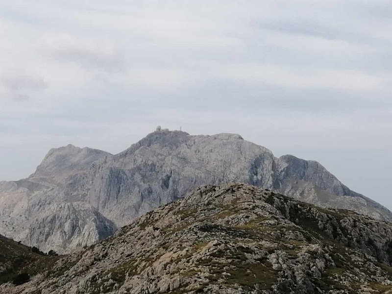 IMG-20211015-WA0012.jpg - Mallorca-Wanderungen - 15.10.2021 Galileu   vom Gipfel: Puig Major  