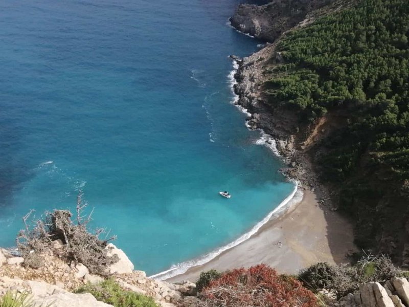 221007_Platja_Coll_de_Baix.jpg - Mallorca-Wanderungen Oktober 2022 - 07.10.22 - Talaia d' Alcudia   schönste Badebucht Platja de Coll Baix 