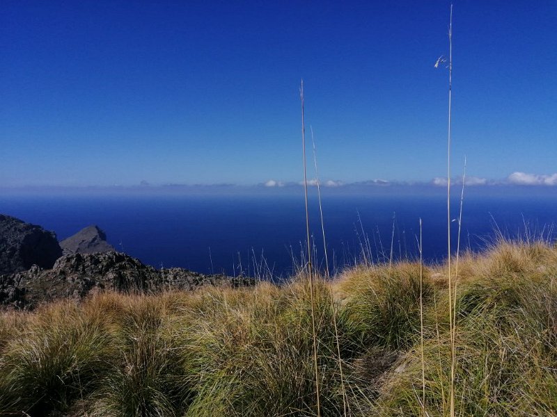 221009_Meer.jpg - Mallorca-Wanderungen Oktober 2022 - 09.10.22 - Sonntagswanderung   Mittagsrast 