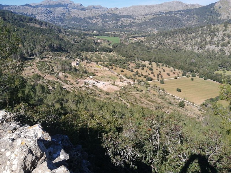 IMG-20230312-WA0001.jpeg - Mallorca-Wanderungen - 12.03.2023 Fartaritx (420 Hm, 23k)  Val de March vom Aufstieg 