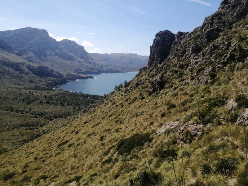 IMG-20230315-WA0004.jpeg - Mallorca-Wanderungen - 15.03.2023 Sa Talaia Morela  die Bucht bei Betlem vom höchsten Punkt  