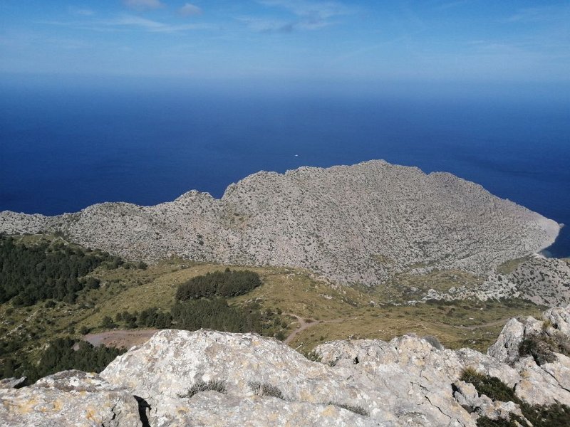 IMG-20230317-WA0004.jpeg - Mallorca-Wanderungen - 17.03.2023 Cornavaquares (500 Hm, 21k)  Suchbild Boot 
