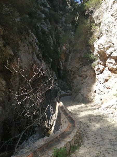 IMG-20230321-WA0000.jpeg - Mallorca-Wanderungen - 21.03.2023 Schlucht von Biniaraix (640 Hm, 25k)  engste Stelle