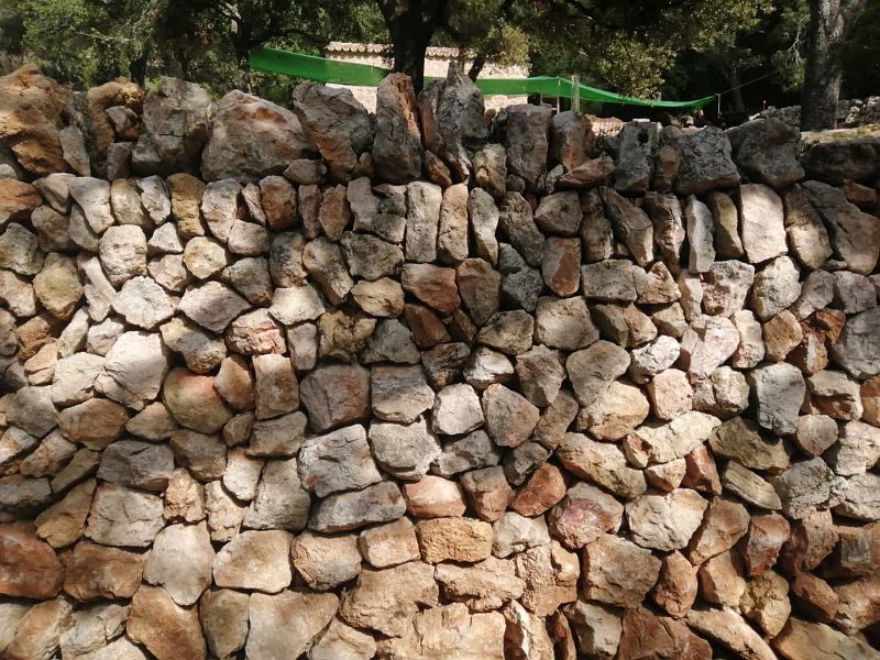 231007_Trockenmauer.jpg - Mallorca-Wanderungen Oktober 2023 - 07.10.23 - Menut-Batalla   Trockenmauer