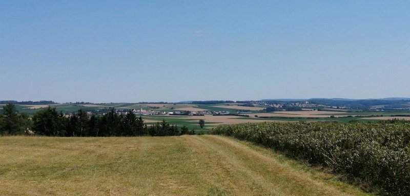 200722_Utzwingen1.jpg - 22.07.2020 - Radtour Nördlingen nach Wemding -  Kraterrand bei Utzwingen - Richtung NO  Doris E., Helmuth