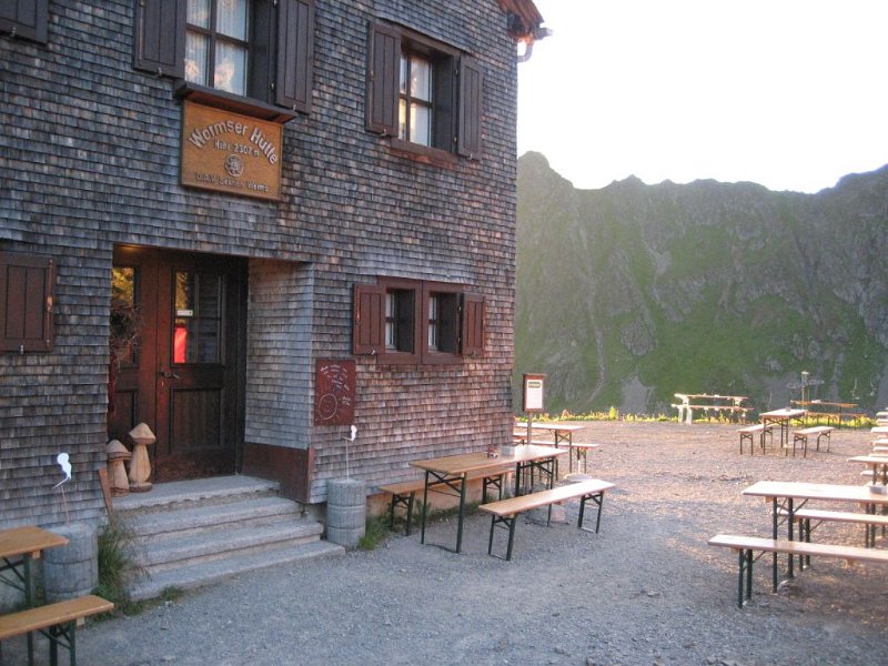 110717_Morgenroete.jpg - Hüttenwanderung Verwall - 17.07.2011 - Morgenröte bei WH Markus, Helmuth