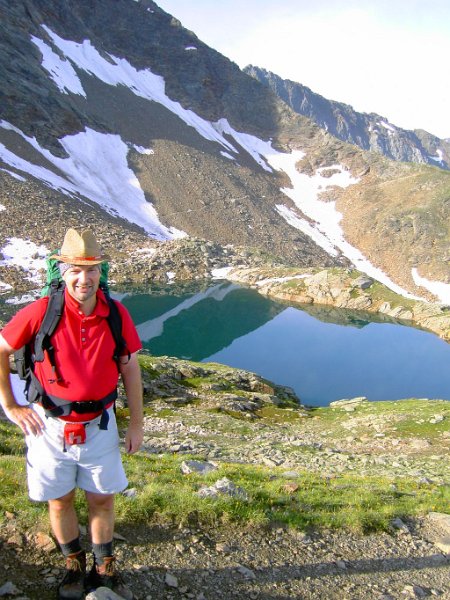 130729_Markus_See.jpg - Hüttenwanderung Verwall - 29.07.2013 - Markus am See  Markus, Helmuth 