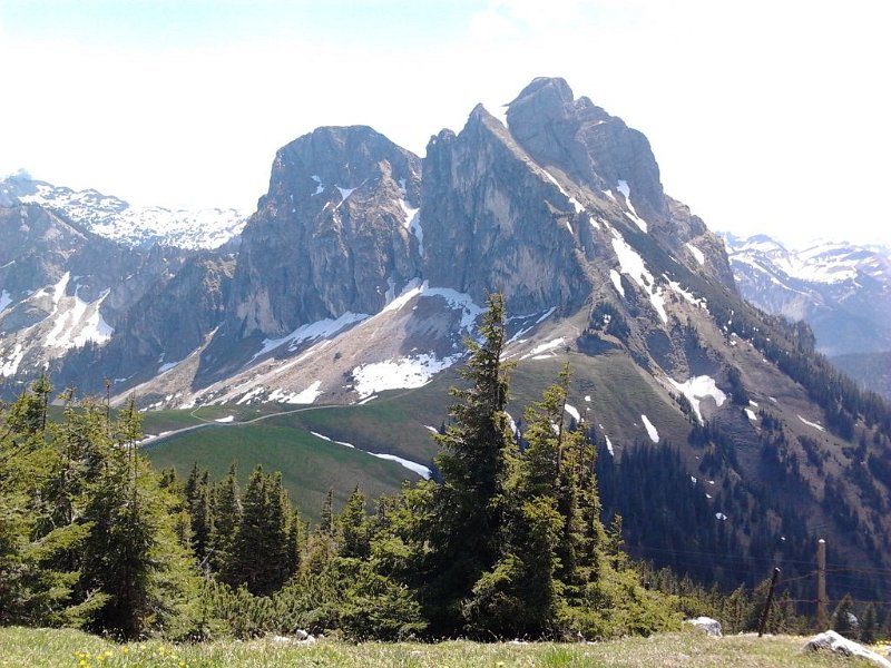 130518_Breitenberg_Aggenstein_A.jpg - 18.05.2013 - Breitenberg - Aggenstein (A)  Elisabeth, Lena, Doris, Anton, Helmuth