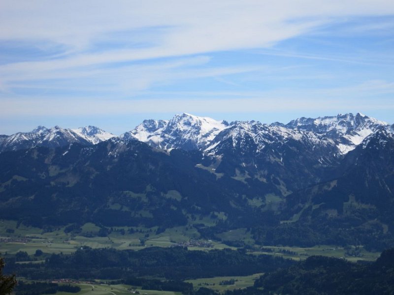 160521_Panorama.jpg - 21.05.2016 - Riedberger Horn - Sonnenköpfe (vorne) vom Wannenkopf  Elisabeth, Helmuth