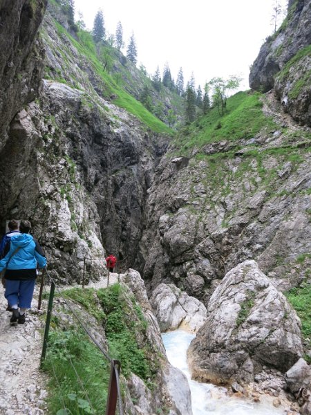 160712_Klamm_1.jpg - 12.07.2016 - Höllentalangerhütte - Höllentalklamm  Betriebsausflug