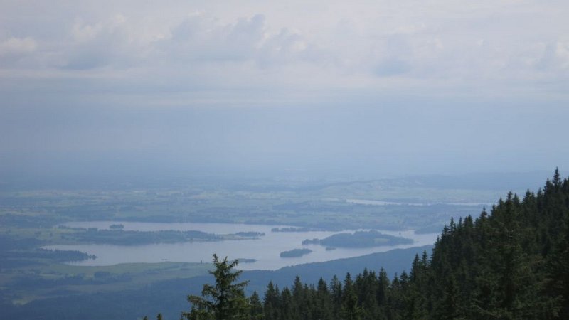 170708_Seen.jpg - 08.07.2017 - Hörnle Kohlgrub - Staffelsee und Riegsee vom vorderen Hörnle   Doris E., Helmuth