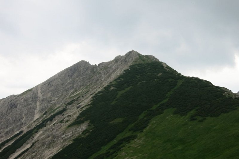 180708_Bscheisser_vom_Aufstieg.jpg - 08.07.2018 - Ponten und Bscheisser - vom Aufstieg zum Joch, Bscheisser  Christine, Elisabeth, Helmuth
