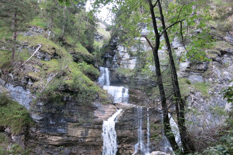 180909_Kuhflucht.jpg - 09.09.2018 - Hoher Fricken - vom Aufstieg, Wasserfälle Kuhflucht  Elisabeth, Helmuth