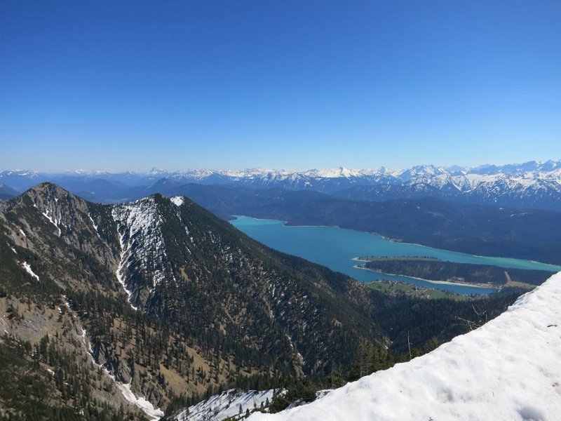 190420_Walchensee.jpg - 20.04.2019 - Heimgarten von Ohlstadt - vom Gipfel - Walchensee  Elisabeth, Helmuth