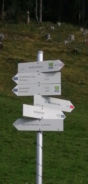 200916_Schilder.jpg - 16.09.2020 - Bleicherkopf, Höllritzereck -  am Aufstieg -  Schilder  Helmuth