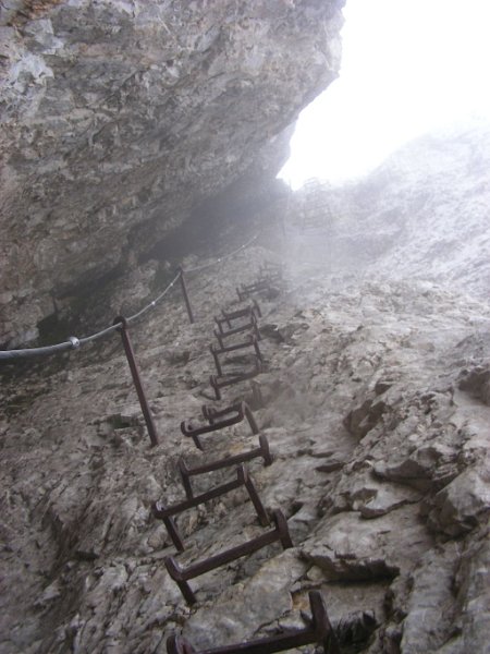 110807_Leiter.jpg - Zugspitz-Besteigung 2011 - 06.08.2011 -    Dieter, Anton, Markus, Helmuth